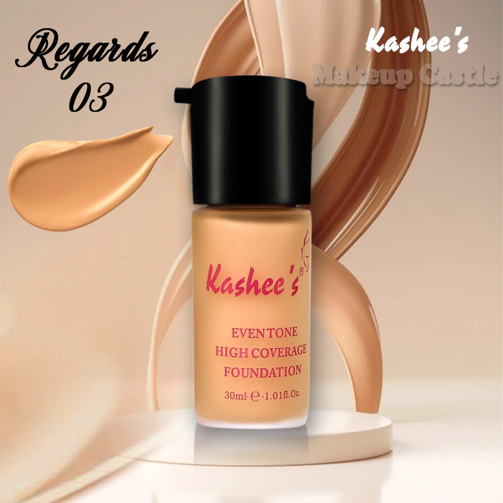 Kashees Eventone High Coverage Liquid Foundation 30ml